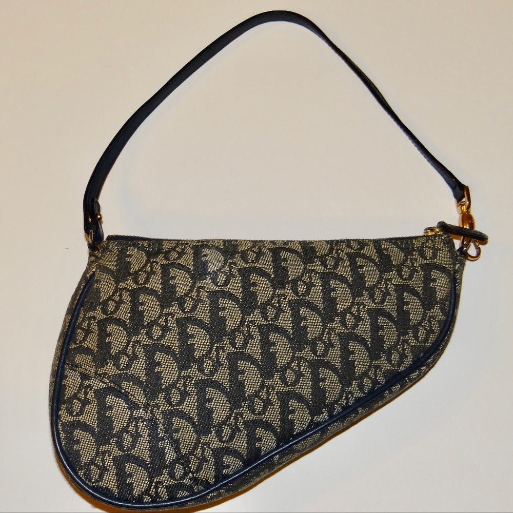 Dior Saddle Bag - Blue/Denim